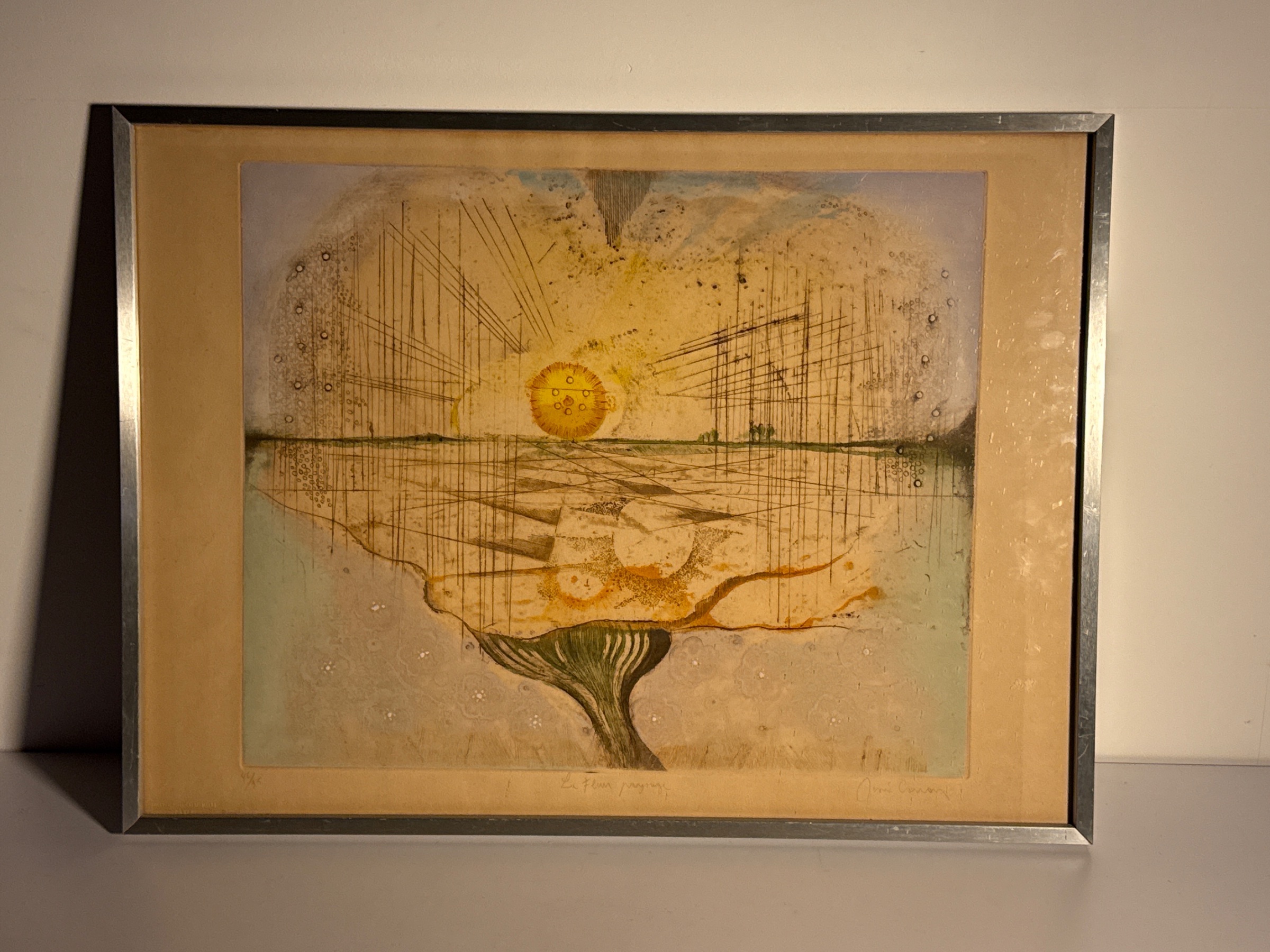 René Carcan - La fleur Paysage kopen? Bied vanaf 80!