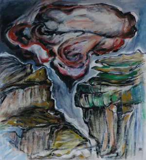 Sophie Mellema - Acryl op paneel, Zonder titel - Ingelijst (Groot) kopen? Bied vanaf 100!