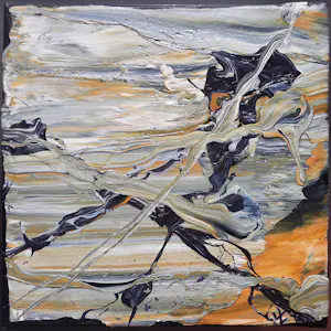Jan van Well - Abstract olieverf op doek - 22320 kopen? Bied vanaf 50!
