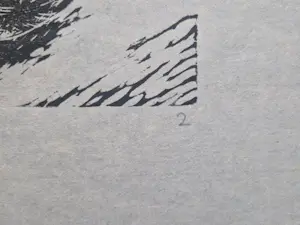 Herman Gordijn - Houtsnede op Japans - Liggend naakt in Frans landschap - zeer kleine oplage kopen? Bied vanaf 85!