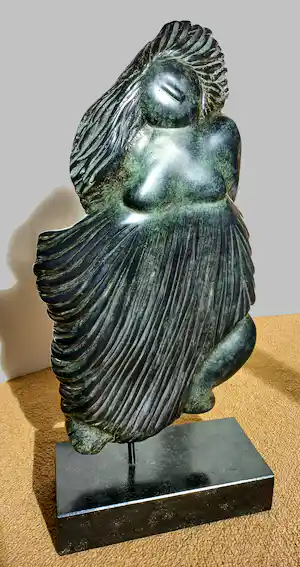 Monica van Dael - Midsummernightfairy, bronzen beeld (gesigneerd en genummerd) verkocht voor € 595!