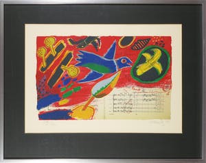 Corneille - Zeefdruk, Uit de serie '100 jaar Concertgebouw' - Ingelijst kopen? Bied vanaf 200!
