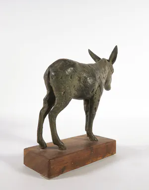 Evert den Hartog - Bronzen ezeltje kopen? Bied vanaf 600!