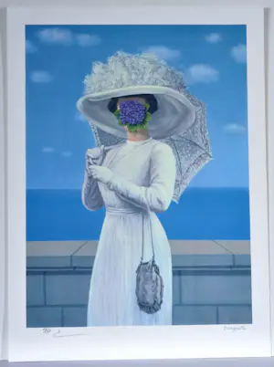 Rene Magritte - (naar) La grande guerre‘ (1954 ) - Lithografie - 60x45 cm kopen? Bied vanaf 440!