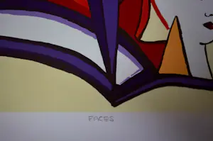 Maartje Wijngaarden - “Faces”. Handgesigneerd en genummerde zeefdruk. kopen? Bied vanaf 35!