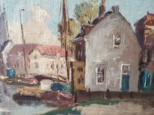 Willem Horselenberg - Havengezicht in Delft kopen? Bied vanaf 75!