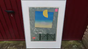 Harrie Gerritz - Heldere maan in landschap kopen? Bied vanaf 59!