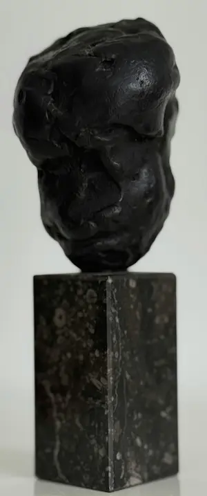 Pieter d' Hont - Bronzen sculptuur | 'Michel Simon' | 1967 kopen? Bied vanaf 750!