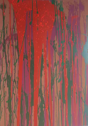 Larry Poons - Siebdruck - Auflage von 175 - signiert - nummeriert - (76 x 56 cm) kopen? Bied vanaf 399!