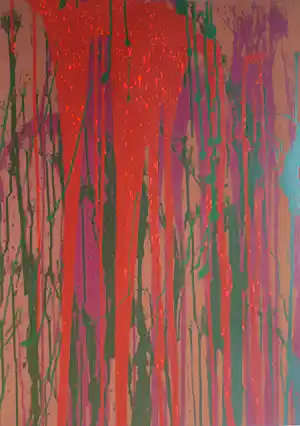 Larry Poons - Siebdruck - Auflage von 175 - signiert - nummeriert - (76 x 56 cm) kopen? Bied vanaf 399!