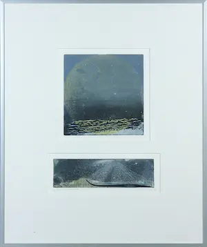 Sophie Noordam - Ets / aquatint, Boven en onder water - Ingelijst kopen? Bied vanaf 35!
