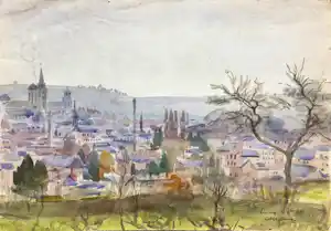 Gabriel Charles Deneux - "Lisieux - 1888". verkocht voor € 50!