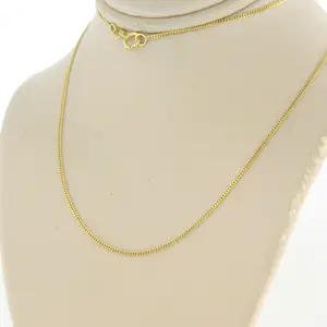 14k geel gouden collier - 45 cm lang kopen? Bied vanaf 110!