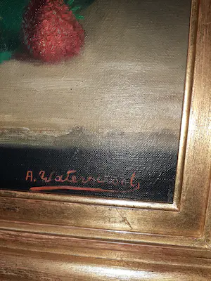 Alfons Waterschoot - Stilleven met aardbeien kopen? Bied vanaf 150!