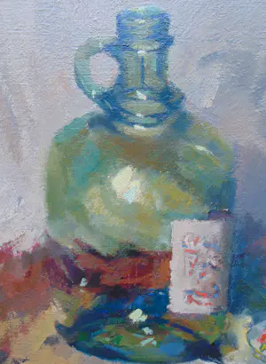 Albert Wouters - Stilleven met fles kopen? Bied vanaf 175!
