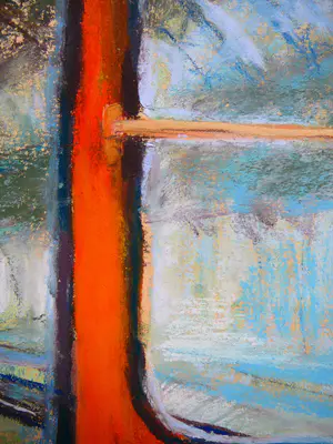 Mieke Claassen-Dillo - Amsterdam CS - pastel 1980- kopen? Bied vanaf 50!
