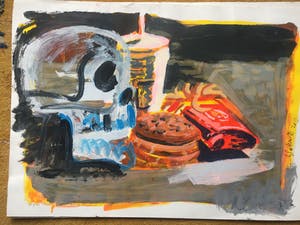 Peter Klashorst - Happy? Meal revisited kopen? Bied vanaf 75!
