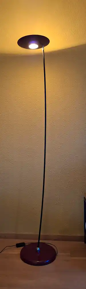 Hala - Vintage Hala Zeist rode vloerlamp, uplighter. Designer Herman Busquet verkocht voor € 235!