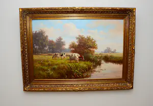 Ron Meilof - Koeien in een Zomerlandschap kopen? Bied vanaf 800!