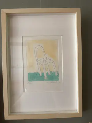Klaas Gubbels - met hand gekleurde ets kopen? Bied vanaf 80!