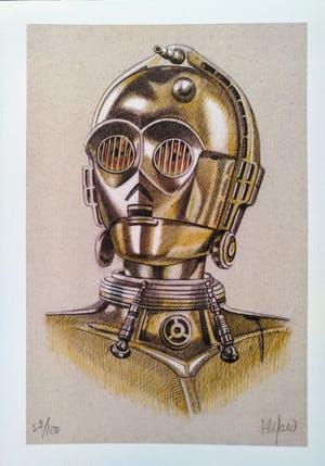 Niet of onleesbaar gesigneerd - "Star Wars" (16 litho's) kopen? Bied vanaf 1!