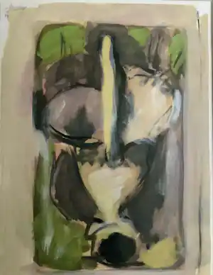 Peter Kantelberg - Abstract schilderij verkocht voor € 45!