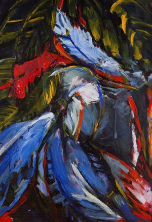 Niet of onleesbaar gesigneerd - (z.t.) - acrylverf op papier - BKR Hoofddorp kopen? Bied vanaf 10!