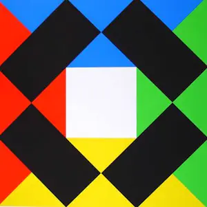 Max Bill - Kleurenzeefdruk GEOMETRIE IN KLEUR uit 1972 kopen? Bied vanaf 55!