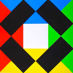 Max Bill - Kleurenzeefdruk GEOMETRIE IN KLEUR uit 1972 kopen? Bied vanaf 55!