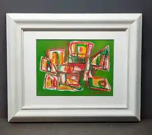 Jaap Nanninga - Abstracte compositie verkocht voor € 900!