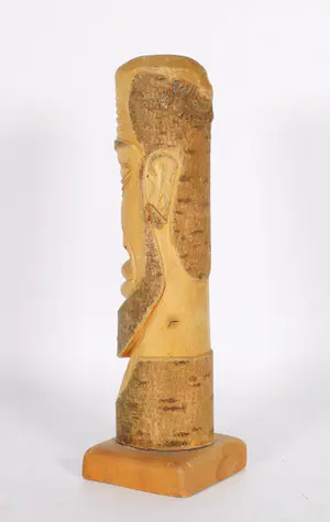 Niet of onleesbaar gesigneerd - Hout, Hoofd kopen? Bied vanaf 1!