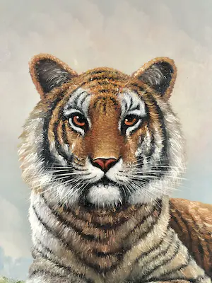 Niet of onleesbaar gesigneerd - siberian tiger kopen? Bied vanaf 1!