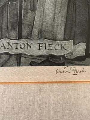 Anton Pieck - Lithografie "Klasje" kopen? Bied vanaf 50!
