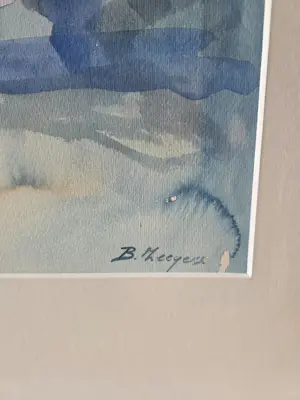 Bernadette Zeegers - Bloemstilleven met vaas – aquarel kopen? Bied vanaf 30!