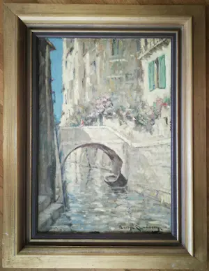 George Claassen - Schilderij Venetie kopen? Bied vanaf 125!