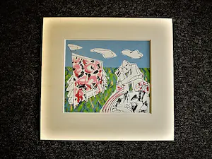 Niet of onleesbaar gesigneerd - Spaanse? gesigneerde en genummerde PoP-Art Litho "Rosa Y ..." kopen? Bied vanaf 1!
