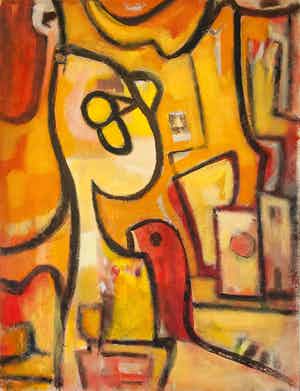 Klaas Boonstra - compositie verkocht voor € 400!