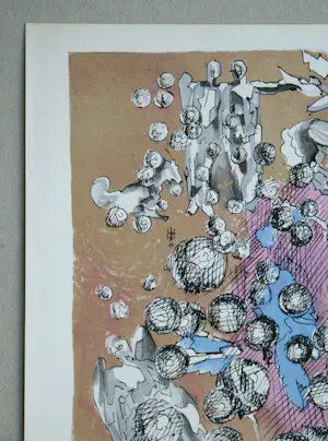 Jacques Villon - Planetaire constellatie - 1954 - Originele lithografie - Gesigneerd - Mourlot kopen? Bied vanaf 50!