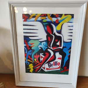 Mark Kostabi - Contemplating the divine verkocht voor € 45!