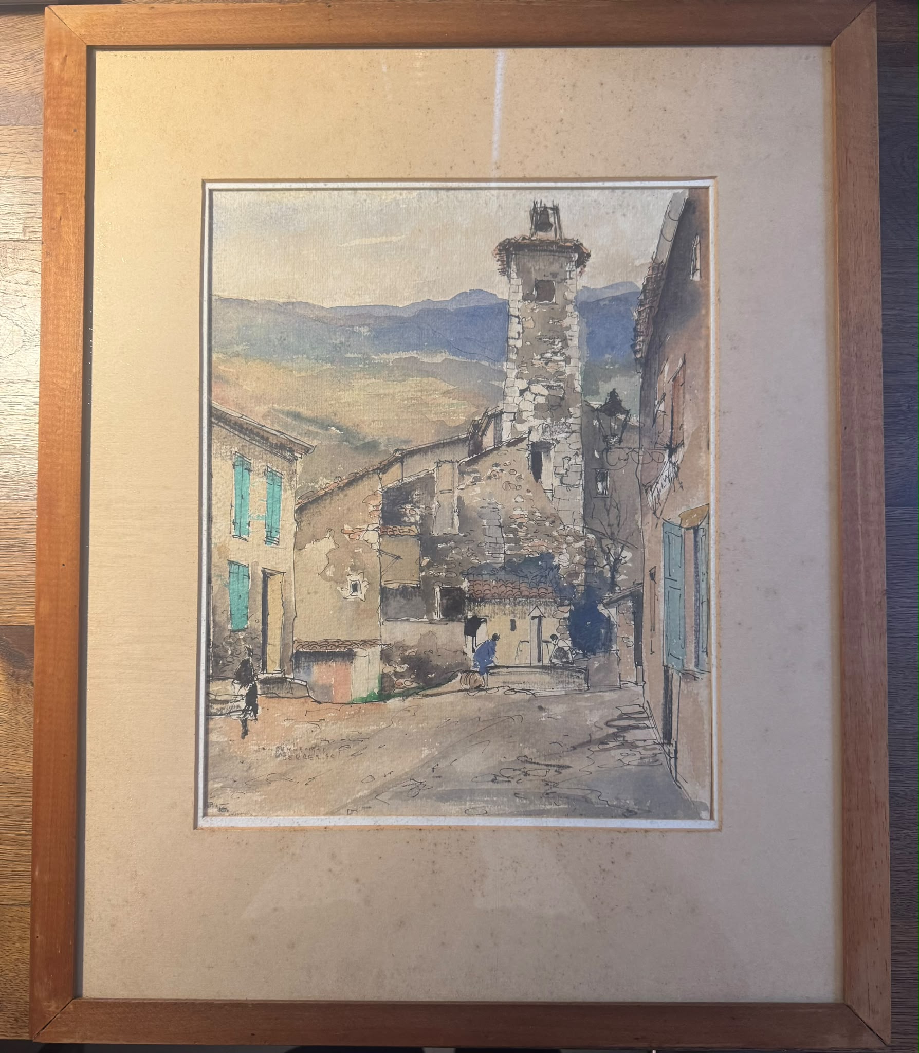 Jan den Hengst - Aquarel Frans Dorp "Serres" kopen? Bied vanaf 150!