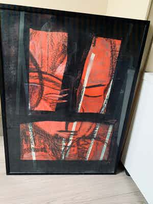 Ati Lichtveld - Rood zwart verkocht voor € 50!