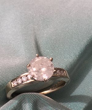 18K Goud - witgouden ring met een briljant geslepen diamant van 1.13 caraat kopen? Bied vanaf 1050!