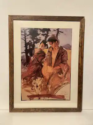 Nico Vrielink - Originele lijst verkocht voor € 180!