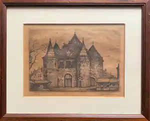 Jan Poortenaar - De Waag in Amsterdam verkocht voor € 45!
