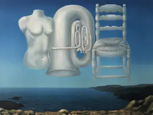 Rene Magritte - (naar), Le Temps menaçant, Lithografie kopen? Bied vanaf 475!
