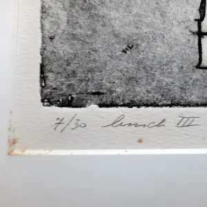 Michel van Overbeeke - ets - Lunch III 7/30 uit 1988 - 22345 kopen? Bied vanaf 75!