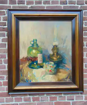 Albert Wouters - Stilleven met fles kopen? Bied vanaf 175!
