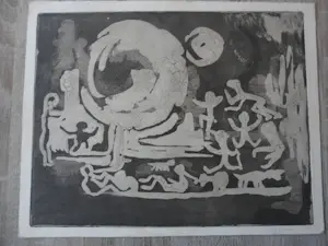 Jan Bernard Meinen - Ets uit 1965 zonder titel. kopen? Bied vanaf 20!