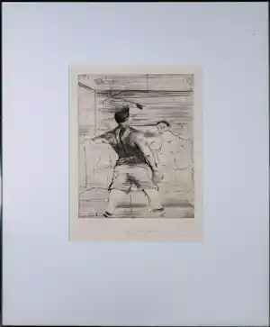 Romain Suzzoni - Set van 3 etsen - Ingelijst verkocht voor € 350!