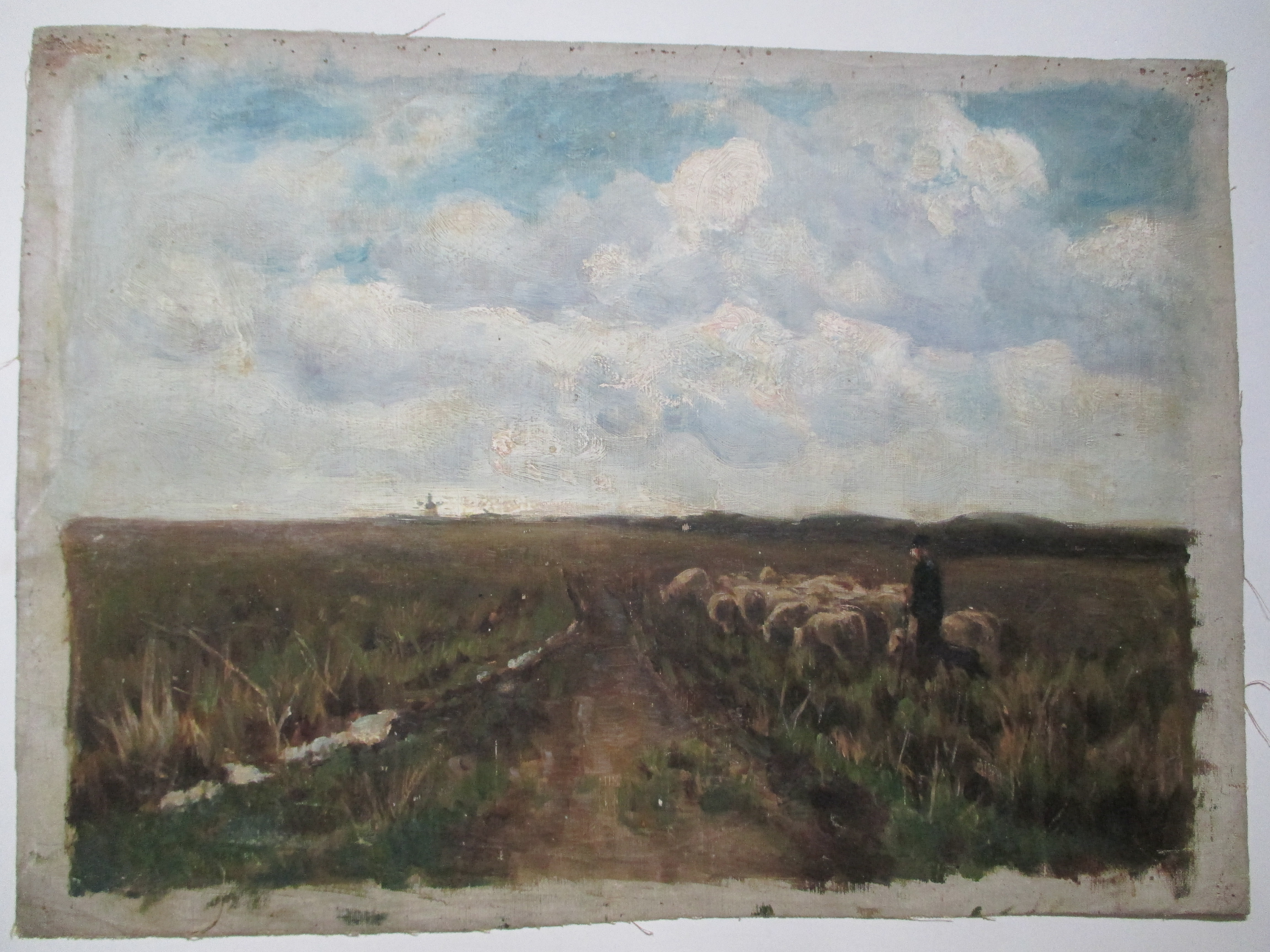 Niet of onleesbaar gesigneerd - Schilderij naar J.H. Weissenbruch kopen? Bied vanaf 1!